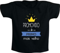 Camiseta Promovido a primo mais velho com coroa - comprar online