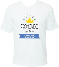 Camiseta Promovido a vovô com coroa - comprar online