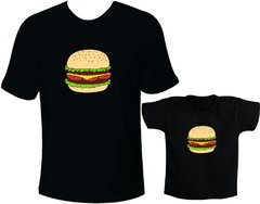 Camisetas Tal pai tal filho Hamburguer