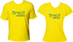 Camiseta Casal Vai Brasil Tamo Junto