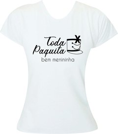 Camiseta Toda Paquita, bem menininha na internet
