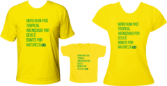 Kit família Camiseta País Tropical - Brasil