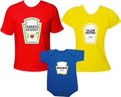 Kit família Ketchup Mostarda Maionese - comprar online