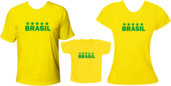 Kit família Camiseta Brasil