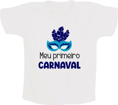 Body Bebê Meu Primeiro Carnaval Máscara Menino - comprar online