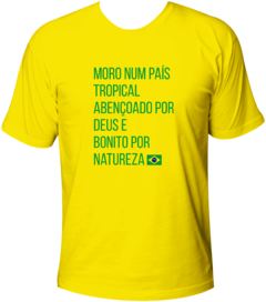 Camiseta Adulto País Tropical - Brasil
