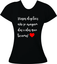 Camiseta Nossas Digitais Enfermeiro Enfermeira - comprar online