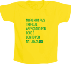 Camiseta Infantil País Tropical - Brasil