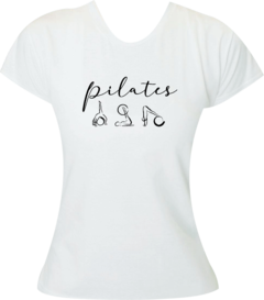 Camiseta Escrito Pilates Modelo 4 - comprar online