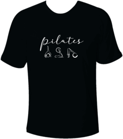 Camiseta Escrito Pilates Modelo 4 na internet