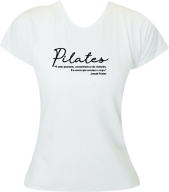 Camiseta Frase Pilates Modelo 1 - comprar online