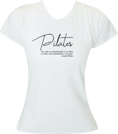 Camiseta Frase Pilates Modelo 2 - comprar online