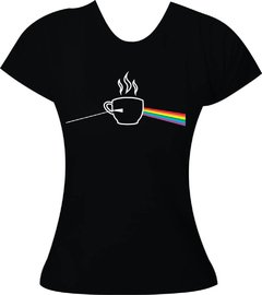 Camiseta Feminina Pink Floyd Dark Side Café