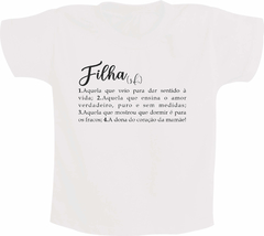 Camiseta Significado Filha - comprar online