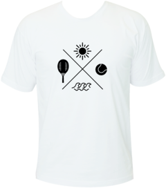 Camiseta Beach Tennis - Símbolos Modelo 2 na internet