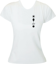 Camiseta Beach Tennis - Símbolos Vertical Modelo 2 - Moricato