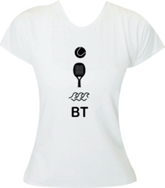 Camiseta Beach Tennis - Símbolos Vertical Modelo 3 - Moricato