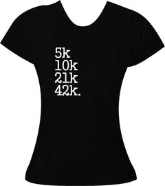 T-Shirt Feminina Corrida 5k 10k 21k 42k - comprar online