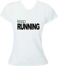 Camiseta Corrida Keep Running na internet