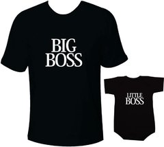 Camisetas Tal pai tal filho Big Boss Little Boss