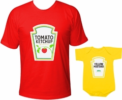 Camisetas Tal pai tal filho Ketchup e Mostarda - comprar online