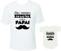 primeiro dia dos pais camiseta tal pai tal filho