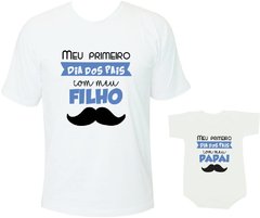 primeiro dia dos pais camiseta tal pai tal filho