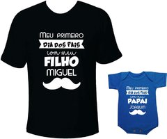 primeiro dia dos pais camiseta tal pai tal filho