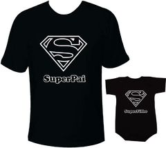 Camisetas Tal pai tal filho Super Pai e Super Filho