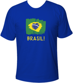 Camiseta Adulto Bandeira Brasil