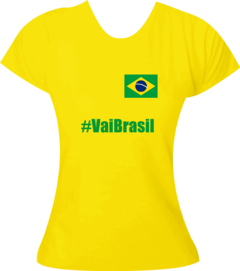 Camiseta Adulto Vai Brasil - comprar online