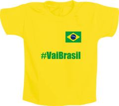 Camiseta Infantil Vai Brasil
