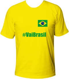 Camiseta Adulto Vai Brasil