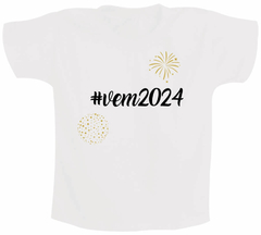 Camiseta infantil Ano Novo #vem2024