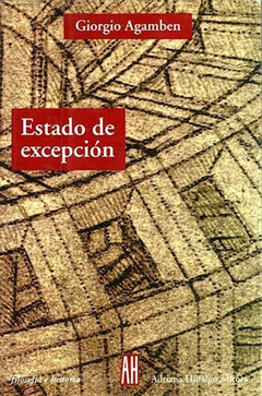 ESTADO DE EXCEPCION, Agamben Giorgio