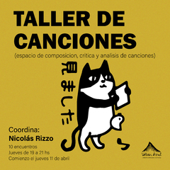 Taller de creación de canciones - comprar online