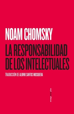 la responsabilidad de los intelectuales, noam chomsky