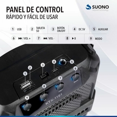 PARLANTE SUONO INALAMBRICO 6.5" GTS-1191 - tienda online