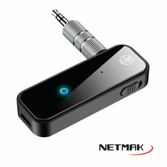 ADAPTADOR BLUETOOTH 5.0 AUX AUTO NETMAK NM-BT7