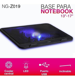 BASE PARA NOTEBOOK NOGA NG-Z019 1 COOLER - tienda online