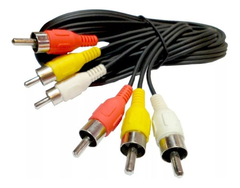 CABLE RCA AUDIO Y VIDEO 1.5M