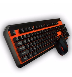 COMBO GAMER TECLADO + MOUSE INALAMBRICO NKB-40 en internet