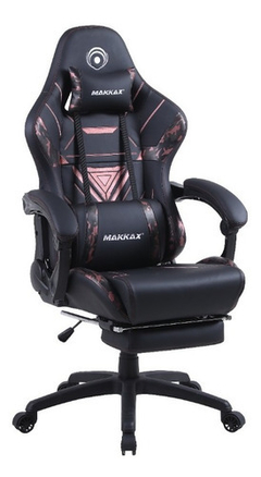 SILLA MAKKAX GAMER DIGITAL RED CAMO FORTNITE