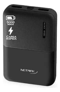 POWER BANK NETMAK 5000MHA NM-PB3 en internet