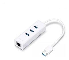 ADAPTADOR USB A RJ45 ETHERNET GIGA TP-LINK UE330 + HUB 3 USB 3.0 - comprar online