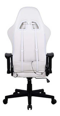 SILLA GAMER MAKKAX WHITE SNOW RGB 2049D - TECNOPLAY