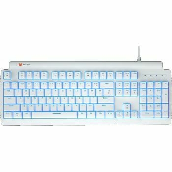 TECLADO MECANICO GAMER MEETION MT-MK600RD RETROILUMINADO BLANCO