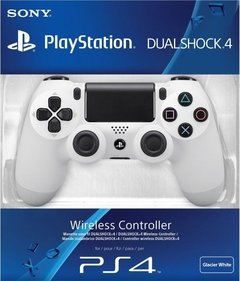 JOYSTICK SONY DUALSHOCK 4 GLACIAR WHITE - comprar online