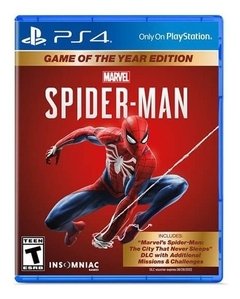 MARVEL SPIDERMAN GOTY GAME OF THE YEAR EDITION