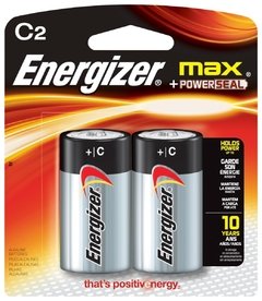 BATERIA ENERGIZER C X2 UNIDADES